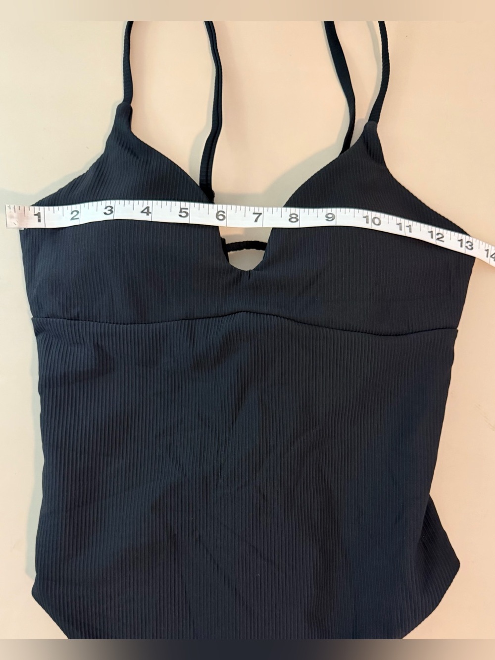 Epiphany LA Push-Up & Tummy Control Ribbed One Piece Swimsuit - Black - Picture 7 of 7